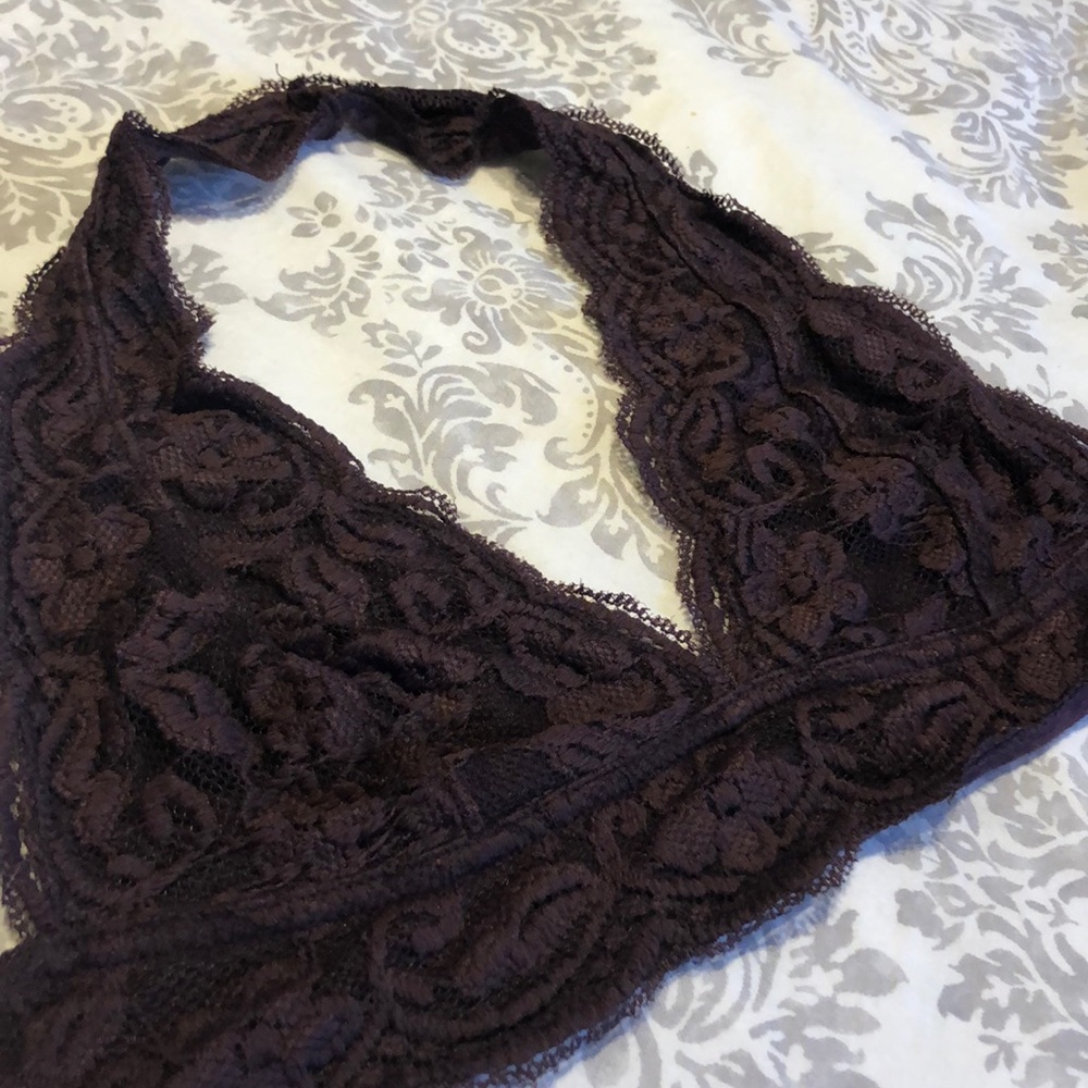 Urban Outfitters Plum halter bralette